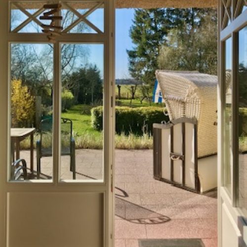 morgens im Strandkorb