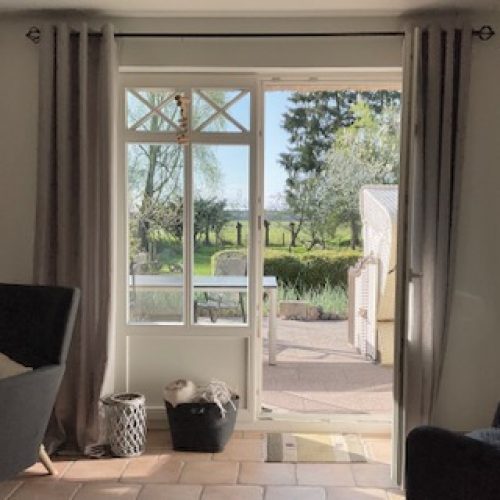 Ausblick auf die Terrasse