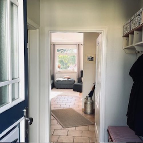 Windfang, Flur und Wohnzimmer